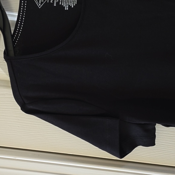 ST. JOHN'S BAY WOMENS PETITE BLACK SHORT SLEEVE TEE-SHIRT TOP SIZE PETITE XL - Picture 9 of 14